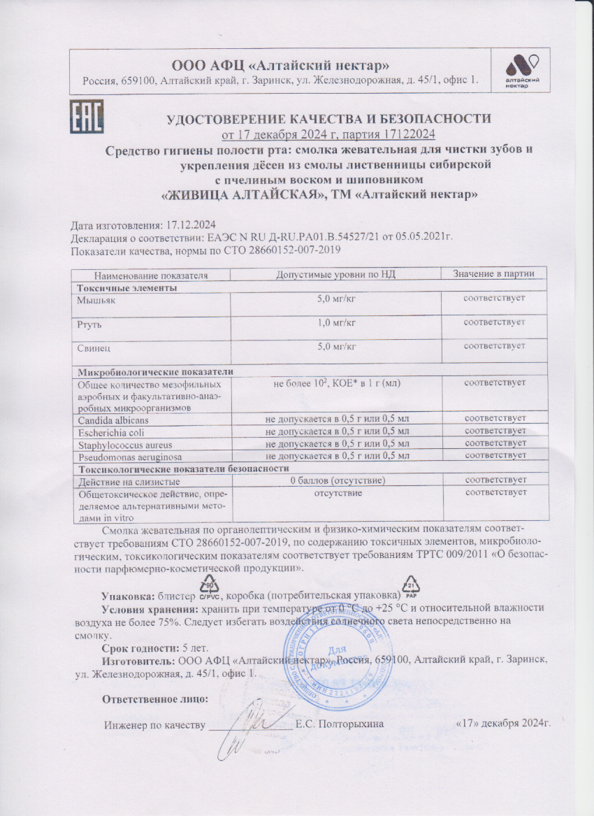 Паспорт №122024